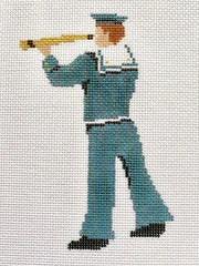 The Plum Stitchery Ahoy! Needlepoint Canvas