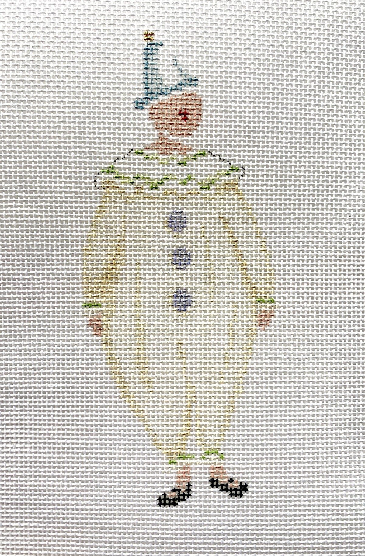 The Plum Stitchery Carnival Series - Clown Needlepoint Canvas