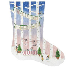 The Plum Stitchery Have Yourself A Fairy Little Christmas - Toe Right Needlepoint Canvas