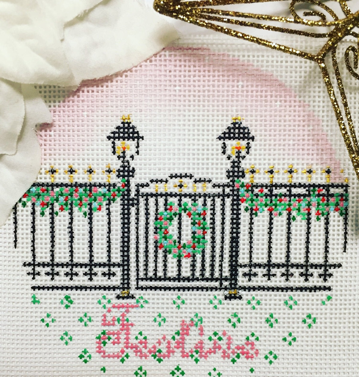 The Plum Stitchery Plum Christmas - Festive Needlepoint Canvas