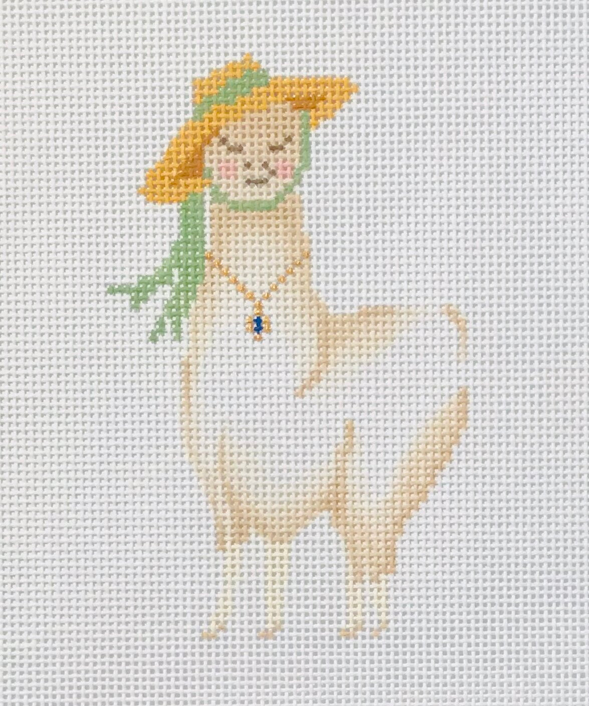 The Plum Stitchery Alpaca Needlepoint Canvas