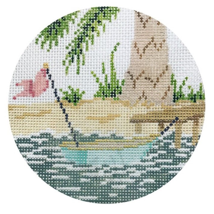 The Plum Stitchery Dock Needlepoint Canvas