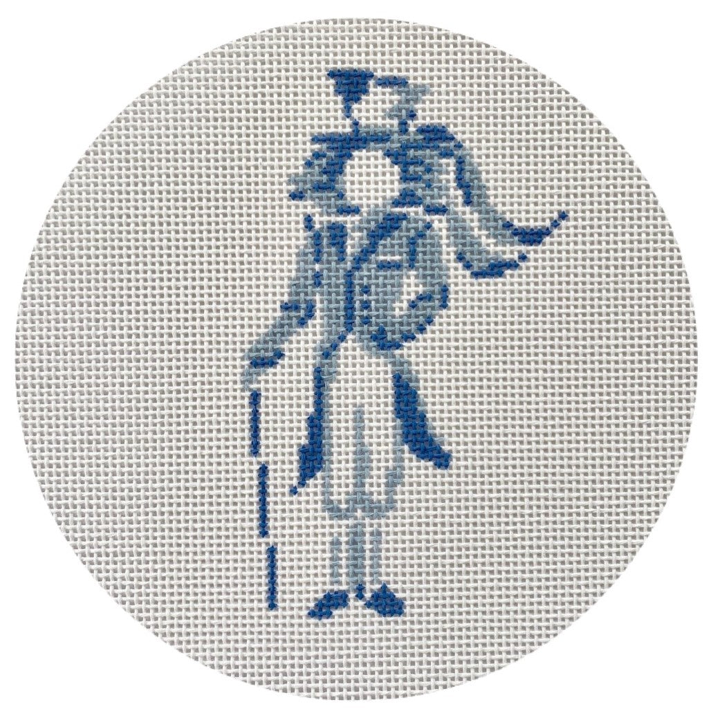 The Plum Stitchery Mad Hatter Needlepoint Canvas