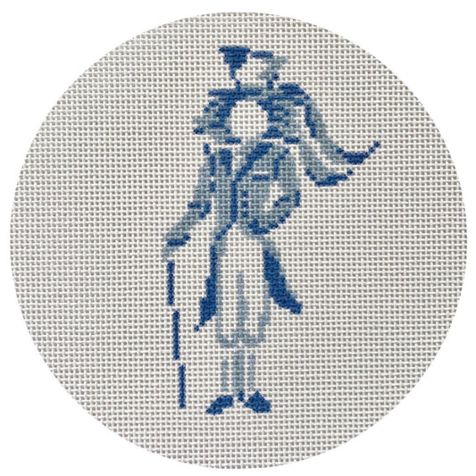 The Plum Stitchery Mad Hatter Needlepoint Canvas