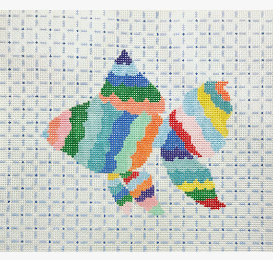 The Plum Stitchery Go Fish Needlepoint Canvas