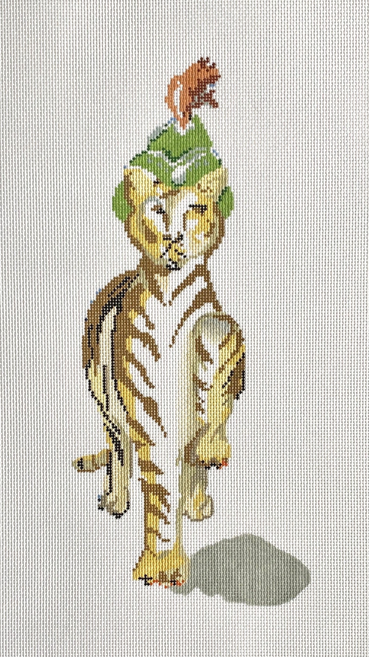 The Plum Stitchery Mathilde - No Border Needlepoint Canvas