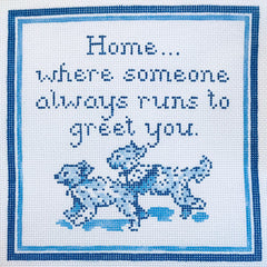 The Plum Stitchery Double Doodle Needlepoint Canvas