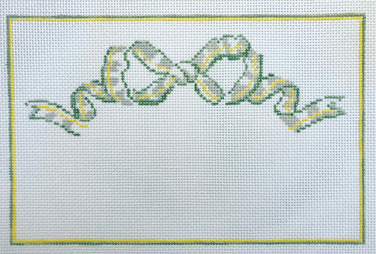 The Plum Stitchery Isla Simpson Chintz Bow Needlepoint Canvas