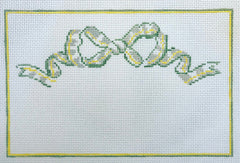 The Plum Stitchery Isla Simpson Chintz Bow Needlepoint Canvas