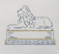 The Plum Stitchery Leonard Ornament Needlepoint Canvas