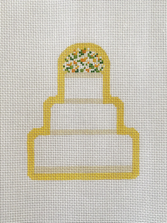 The Plum Stitchery Abby Wedding Cake Needlepoint Canvas