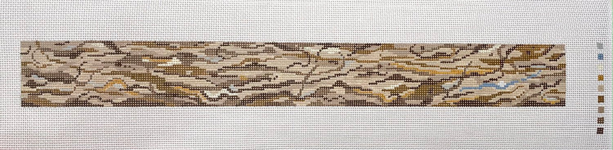The Plum Stitchery The Nest 6" Basket Needlepoint Canvas