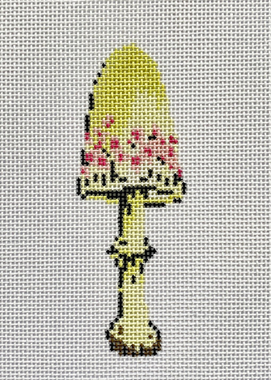 The Plum Stitchery Mushroom Series - Celery Needlepoint Canvas