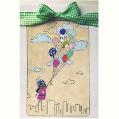 The Plum Stitchery Flight Patterns Needlepoint Canvas