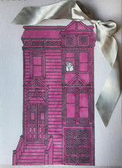 The Plum Stitchery The Pink Victorian Needlepoint Canvas