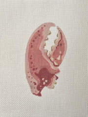 The Plum Stitchery Low Tide Series - Lobster Claw Needlepoint Canvas