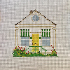 The Plum Stitchery Madcap Cottage Ornament Needlepoint Canvas