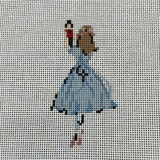 The Plum Stitchery Nutcracker Series - Clara Needlepoint Canvas