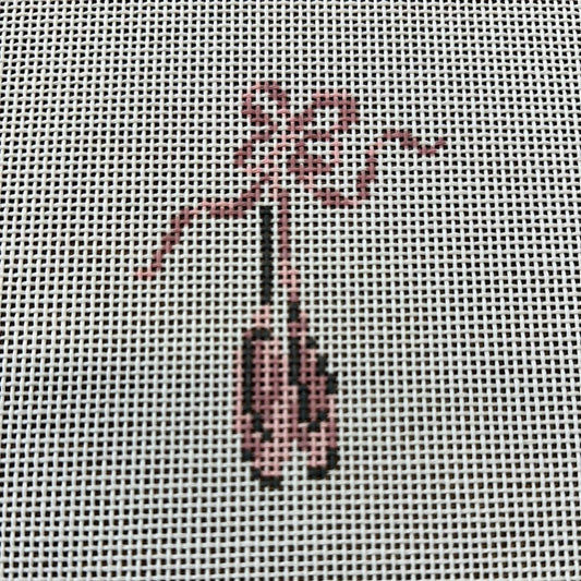 The Plum Stitchery Nutcracker Series - Ballet Slippers Needlepoint Canvas