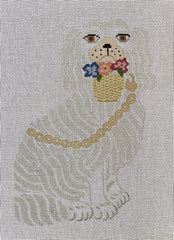 The Plum Stitchery The Silver Fox  Needlepoint Canvas
