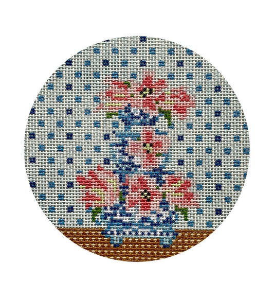 The Plum Stitchery Tulipiere Needlepoint Canvas