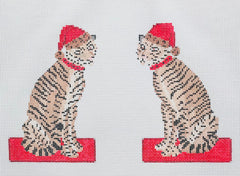The Plum Stitchery Stormy & Noel Needlepoint Canvas