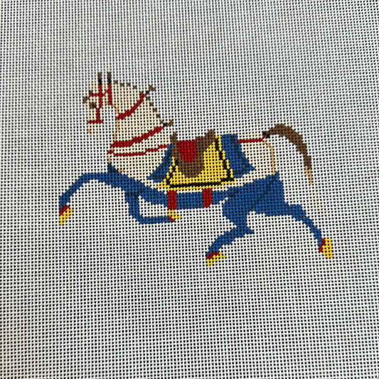 The Plum Stitchery Petite Horse - Madeline Needlepoint Canvas