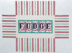 The Plum Stitchery Fudge Box Needlepoint Canvas