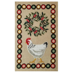The Artsy Housewife Christmas Chicken Cross Stitch Pattern