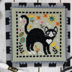 Tiny Modernist The Cat Came Back Cross Stitch Pattern