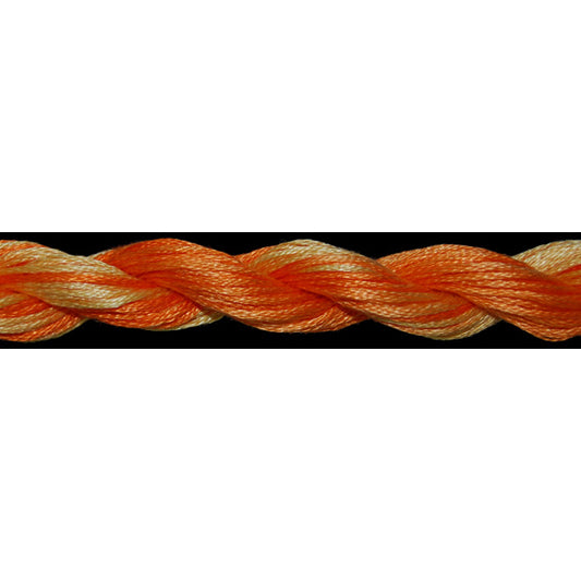 Threadworx Overdyed Cotton Floss - 10721 Orange Swirl