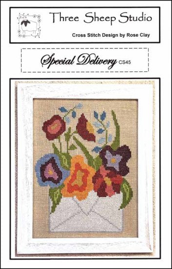 Three Sheep Studio Special Delivery Cross Stitch Pattern