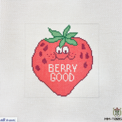 Tilli Tomas Misty Morrow Berry Good Needlepoint Canvas