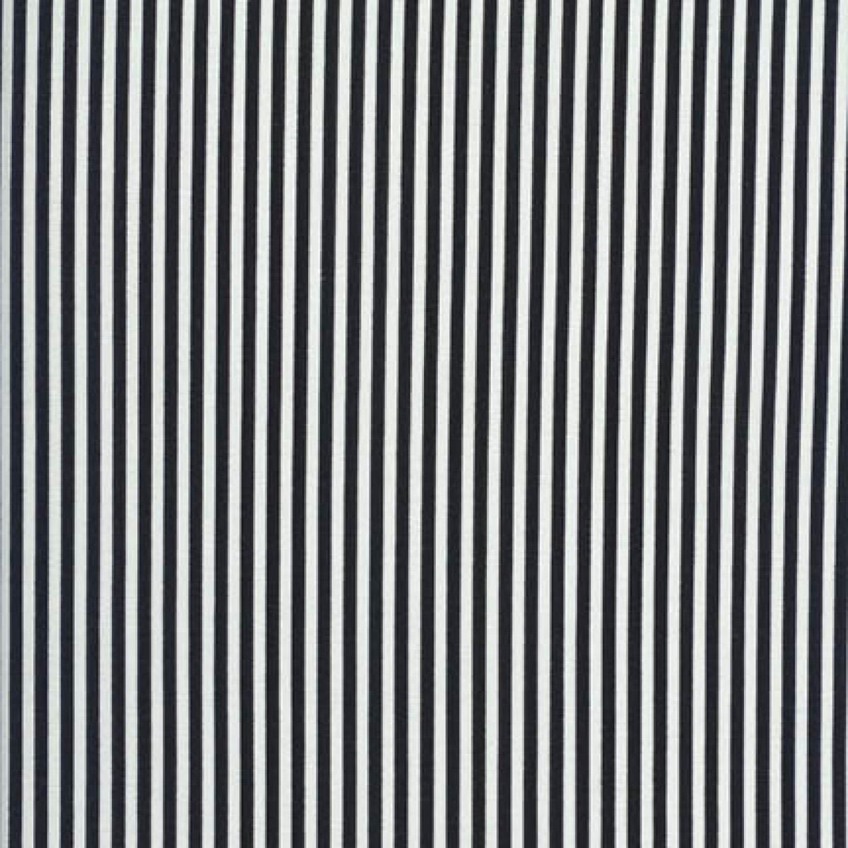 Finishing: Timeless Treasures Black and White Thin Stripe Cotton Fabric