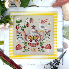 Tiny Modernist The Goose Teapot Cross Stitch Pattern