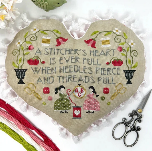 Tiny Modernist A Stitcher's Heart Cross Stitch Pattern