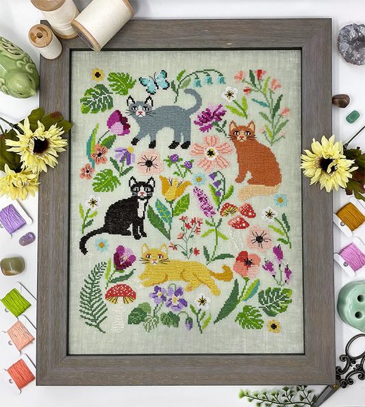 Tiny Modernist The Cat Tapestry Cross Stitch Pattern