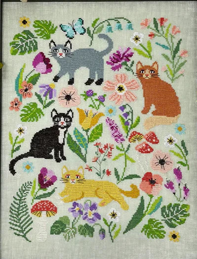 Tiny Modernist The Cat Tapestry Cross Stitch Pattern