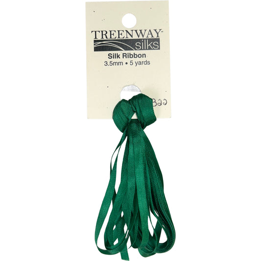 Treenway Silks Ribbon 3.5mm - 322 Holly