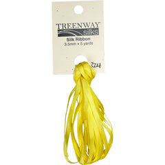 Treenway Silks Ribbon 3.5mm - 324 Limoncello