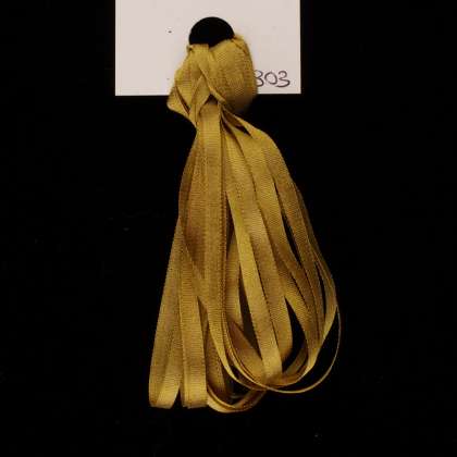 Treenway Silks Ribbon 3.5mm - 303 Beehive Gold