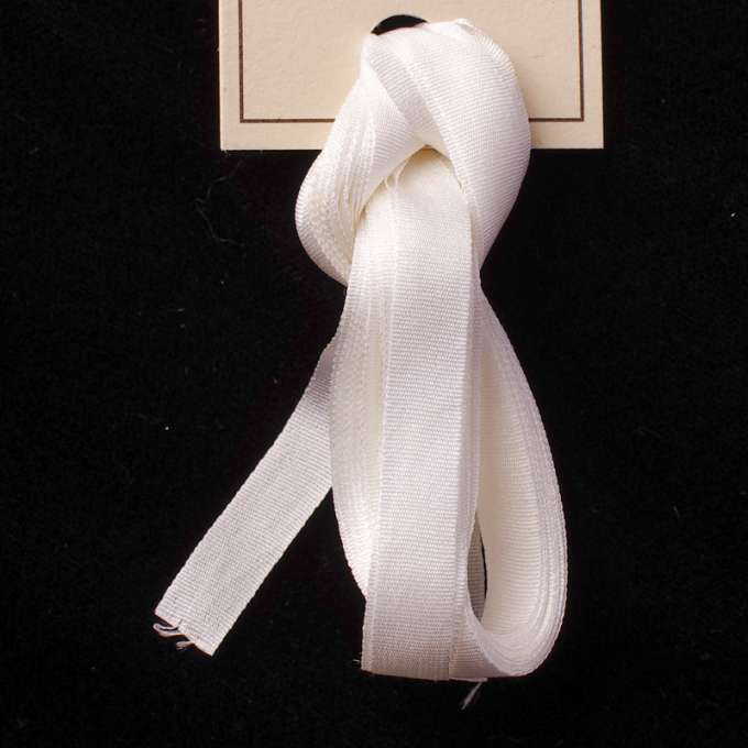 Treenway Silks Ribbon 7mm - 00 Natural White