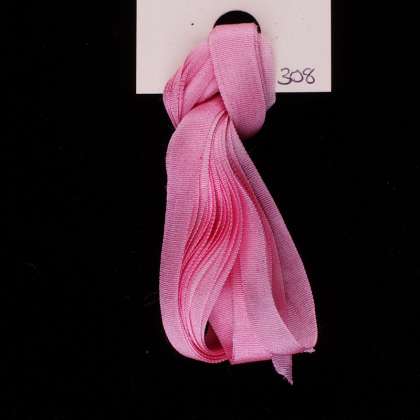 Treenway Silks Ribbon 7mm - 308 Rose Petal Pink
