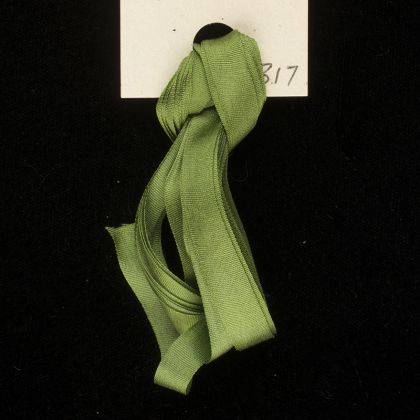 Treenway Silks Ribbon 7mm - 317 Green Tourmaline