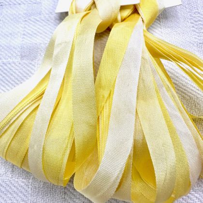Treenway Silks Ribbon 7mm 65 Roses - Princess Buttercup