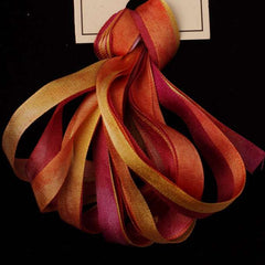 Treenway Silks Ribbon 7mm Montano - Autumn Mums