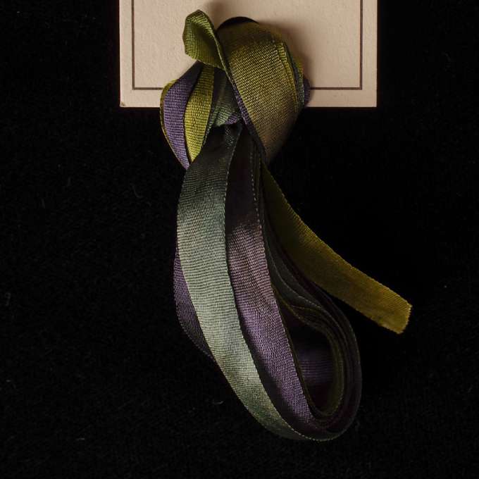 Treenway Silks Ribbon 7mm Montano - Mangrove