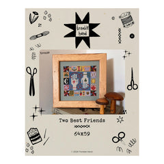 Tremble Hand Two Best Friends Cross Stitch Pattern