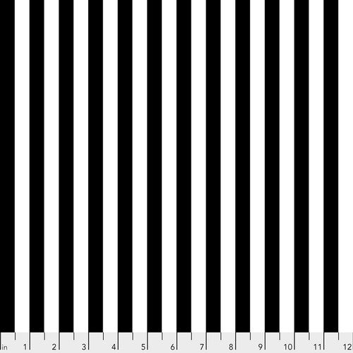 Finishing: Tula Pink Fabric Tent Stripe - Black and White