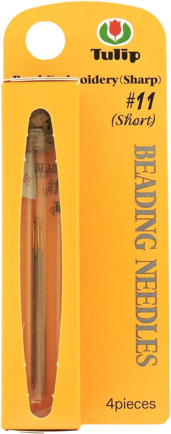 Tulip Beading Needles Size 11 Short - Package of 4